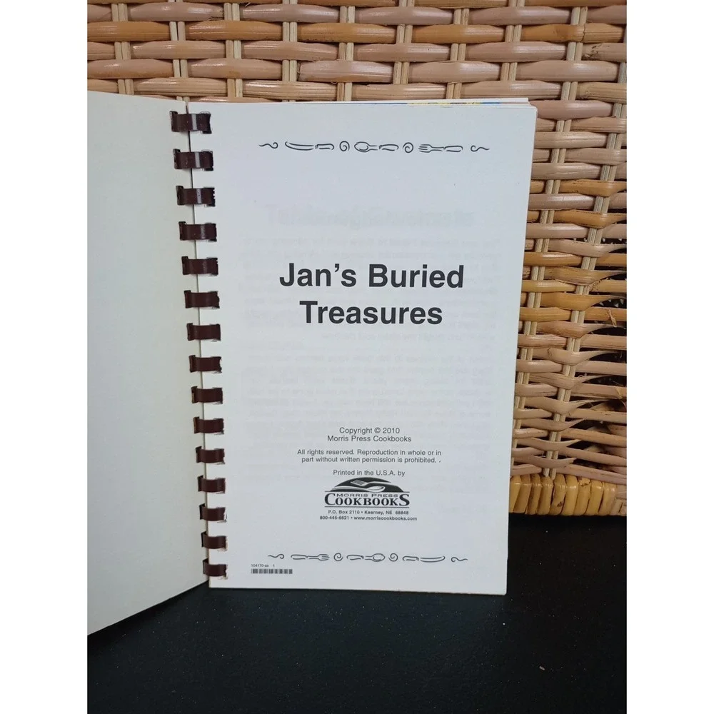 Jan's Buried Treasures Cookbook Recipe‎ Book Jan Mack Winston-Salem, NC 2010